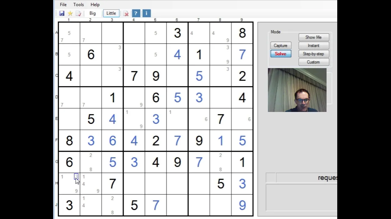 Advanced Sudoku:  Overlapping X Wings