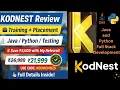 Kodnest Training Institute Review Save 5000 on Full Stack Testing Course Placement Guarantee