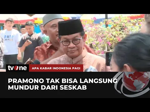 Pramono Ungkap Alasan Tak Bisa Langsung Mundur dari Seskab
