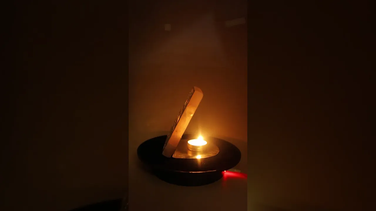 Guru Ji Mantra Rose Quartz Candle Stand for Blessings & Peace