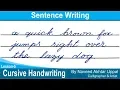 CURSIVE Handwriting Lesson 5