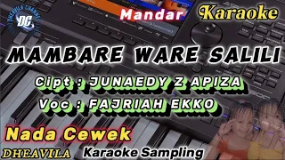 Download karaoke mambare ware salili | fajriah ekko MP3