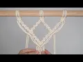 DIY Macrame Tutorial How to Start Your Work Using Square Knots and Alternating Half Hitches