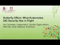 Butterfly Effect What Kubernetes SIG Security Has in F I Coldwater S Raghunathan C Valencia