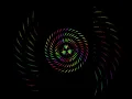 Beautiful color wheel using Python turtle