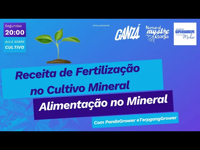Receita de Fertilização no Cultivo Mineral