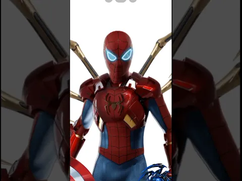 Spider man + Iron man + Captain America = π±π€― || Fusion art || #shorts #youtubeshorts