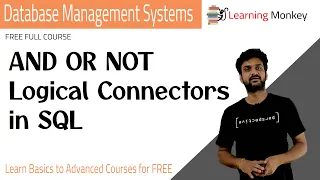 AND OR NOT Logical Connectors in SQL Lesson 54 DBMS Learning Monkey