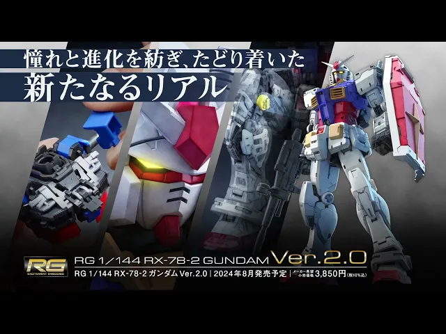 /【🔵𝐁𝐀𝐂𝐊𝐎𝐑𝐃𝐄𝐑 DELAYED OCT-2026】 RG RX-78-2 GUNDAM VER 2.0