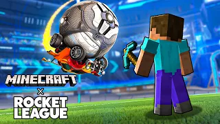 I added Minecraft to Rocket League... (seriously)