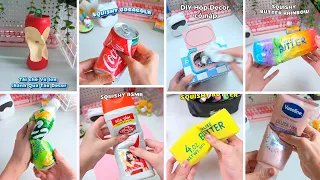 🧈🌈 🍎DIY Squishy COCA-COLA 🌈SQUISHY BUTTER 🧈SQUISHY Chai C2 🍎 DIY Táo DECOR 📚Hộp đựng đồ có nắp🌟#diy