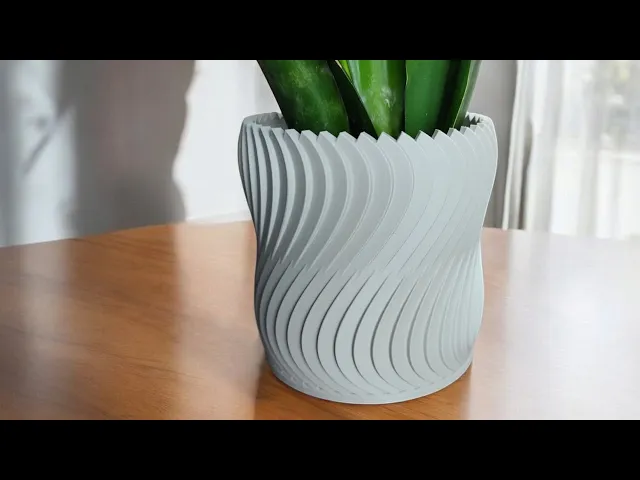 Design plant pot "turbine wheeler" video thumbnail