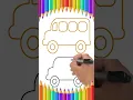 Easy bus drawing ideas
