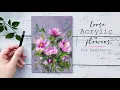 Acrylic Flower Painting Flower Painting Tutorial Painting Flowers