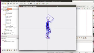 Java 3D Animation from scratch - Skeletal Animation Vertex Skinning Test