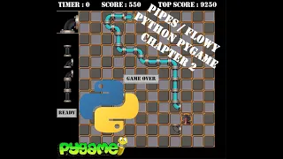 Pipes Flowy - Chapter 2 Python Pygame Module Programming Beginners
