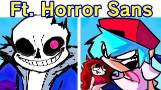 Download Friday Night Funkin' Vs Horror Sans FULL WEEK | Midnight Hunger (FNF Mod/Undertale/Ft. Horror Sans) MP3