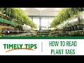 How To Read Plant Tags Menards