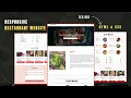 Responsive Restaurant Website Using HTML CSS HTML CSS Website Design webcoding25