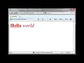 HTML Tutorial 02 - Basic Text Rendering HTML Text Formatting Elements