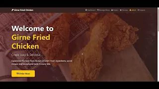 Restaurant Management App using Python Final Year Project Demo