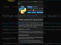 Python Extension Install In VS Code
