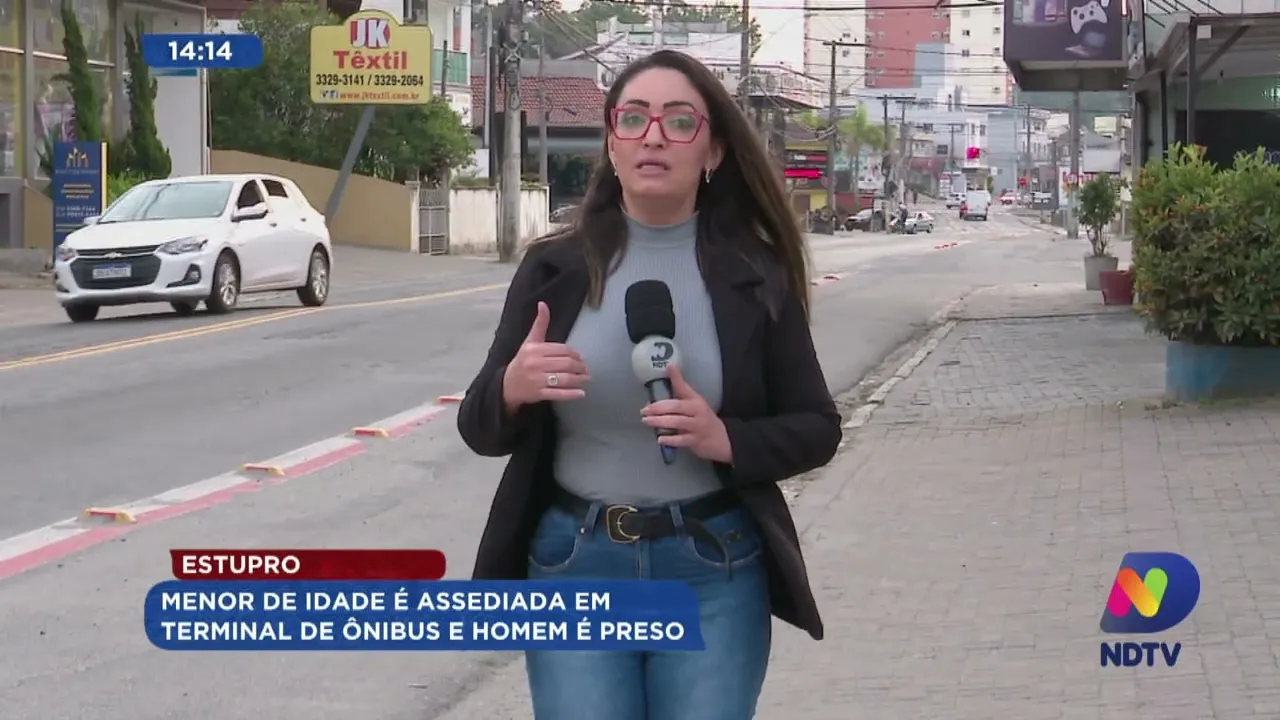 Estupro: menor de idade é assediada em terminal de ônibus e homem é preso