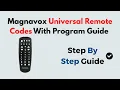 Magnavox Universal Remote Codes with Program Guide 2026