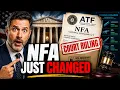 LAWYER The ATF Just Lost Its NFA Registration Fight