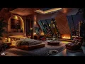 Soothing Jazz To Dispel All Stress - Calm Jazz In A Luxury Bedroom With A View Of The City At Night