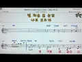 🎈처음 이라서/백지영*정지소👌Karaoke ,노래방, 악보.가사 🤷‍♂️MR ,songs with lyrics