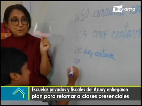Escuelas privadas y fiscales del Azuay entregaron plan para retorno a clases presenciales