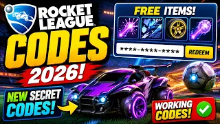 Rocket League Codes 2026 NEW Secret Codes for Free Items Decals Rewards