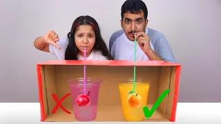 تحدي لا تختار العصير الخطأ شفا ضد عبود DON T CHOOSE THE WRONG MYSTERY DRINK CHALLENGE 