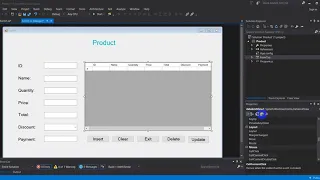 C Product Update button