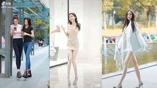 MOST SEXY SKINNY TikTok Girls from CHINA Street Fashion