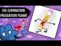 BFB 2 BUT PENCIL GETS ELIMINATED IN THE ANIMATIC BATTLE WAY