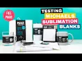 Michaels Sublimation Blanks What Worked and What Didn t
