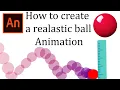 Simple and Realistic Bouncing ball Animation in Adobe Animate cc