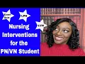 Nursing Interventions for the Student