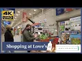 Shopping at Lowe s Walk around NY 2022 4K