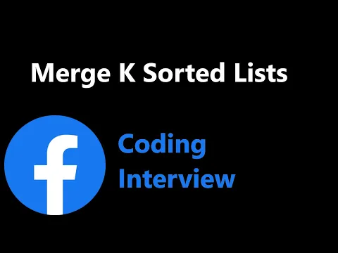 Merge K Sorted Lists - Leetcode 23 - Python - YouTube thumbnail