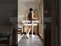 SHUFFLE TUTORIAL 😎 rotating skating running man #hiphop