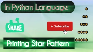 Python Pattern Programs-Printing Stars in Right triangle shape Star Pattern Kaise Print Kare