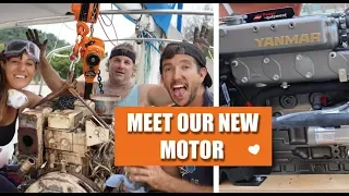 Hello NEW MOTOR!! Goodbye old Smokey! (Sailing Nandji) Ep 118