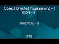 OOP - 1 Practical