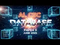 June 2025 AL CSC Paper 3 Database 1