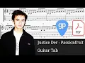 Justice Der - Passionfruit Guitar Tabs [TABS]