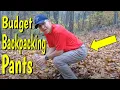 Budget Backpacking Pants - Wrangler Performance Cargo