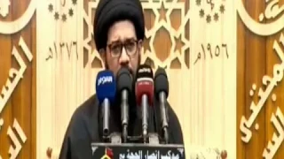 على امصابك يخويه القلب لاجن  \ نعي السيد محمد الصافي